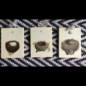 Series of 3 nest canvases from Etsy